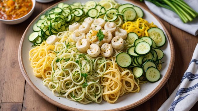 Lågkalori pasta illustration