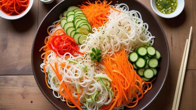 Nyttiga nudlar som gör din diet roligare! illustration