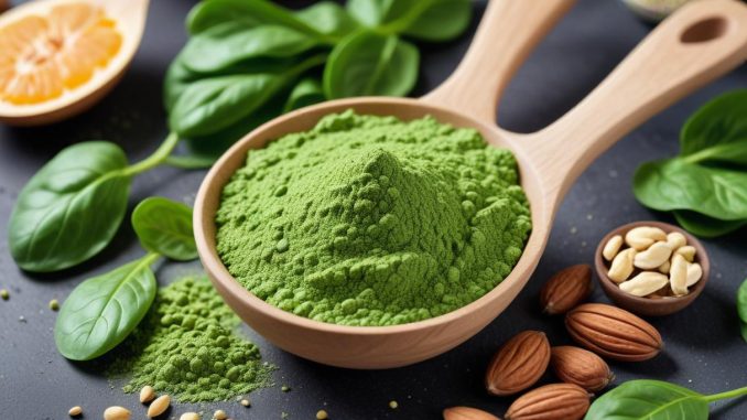 Spenatpulver – en grön superfood för allas skåp! illustration