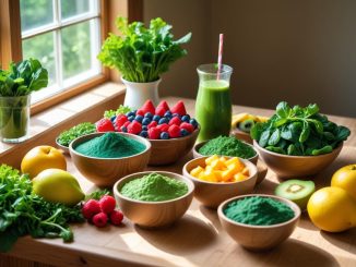 Super greens illustration