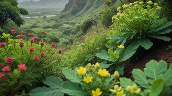 Tribulus terrestris illustration