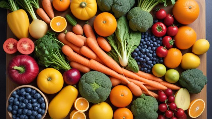 Hälsosamma vitaminer för bättre syn och ögonhälsa illustration