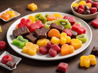 Hälsosamt och kalorifritt godis för alla smaker! illustration