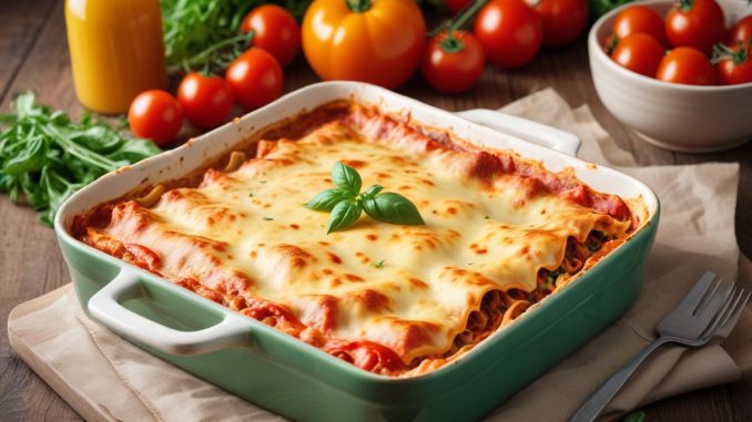 Njut av nyttig lasagne som alla älskar! illustration