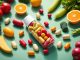Vitaminer för män illustration